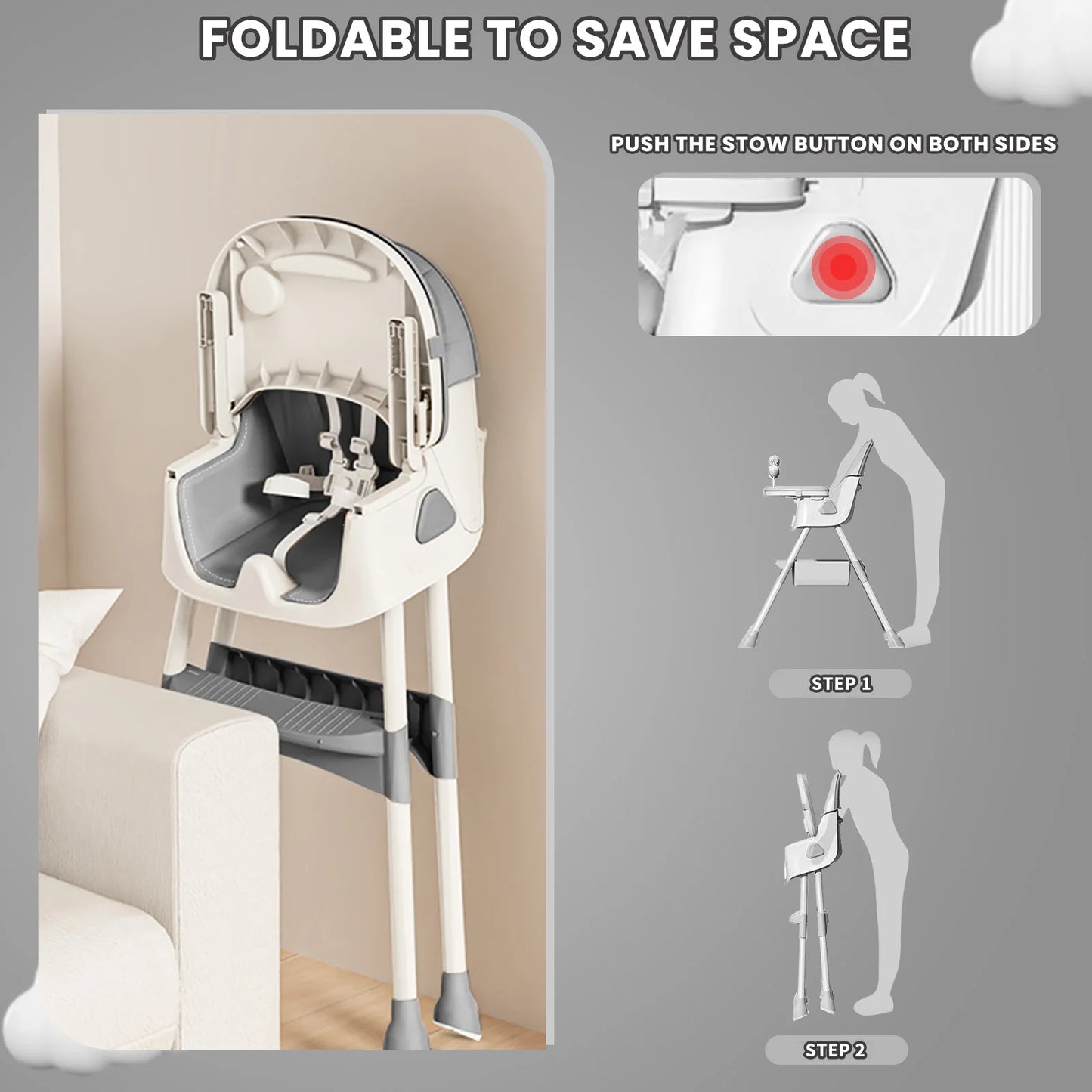 Foldable Baby Highchair