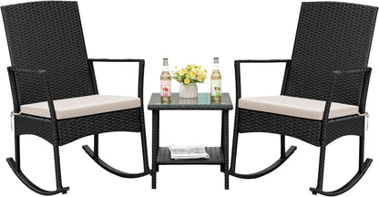 Outdoor Rattan Rocking Chair