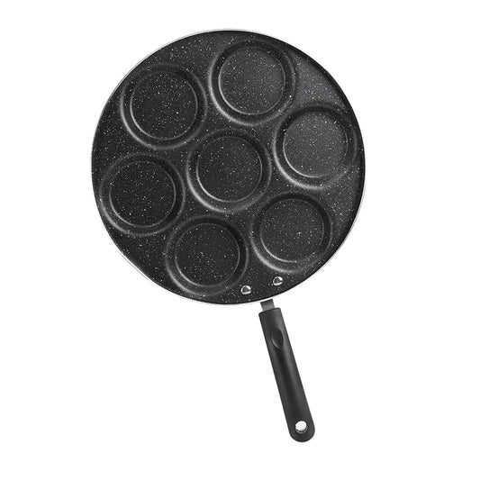 7 Holes Nonstick Frying Pan
