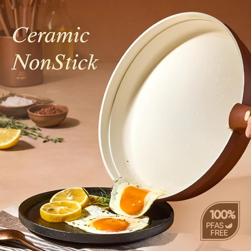 22Pcs Nonstick Ceramic Cookware Set