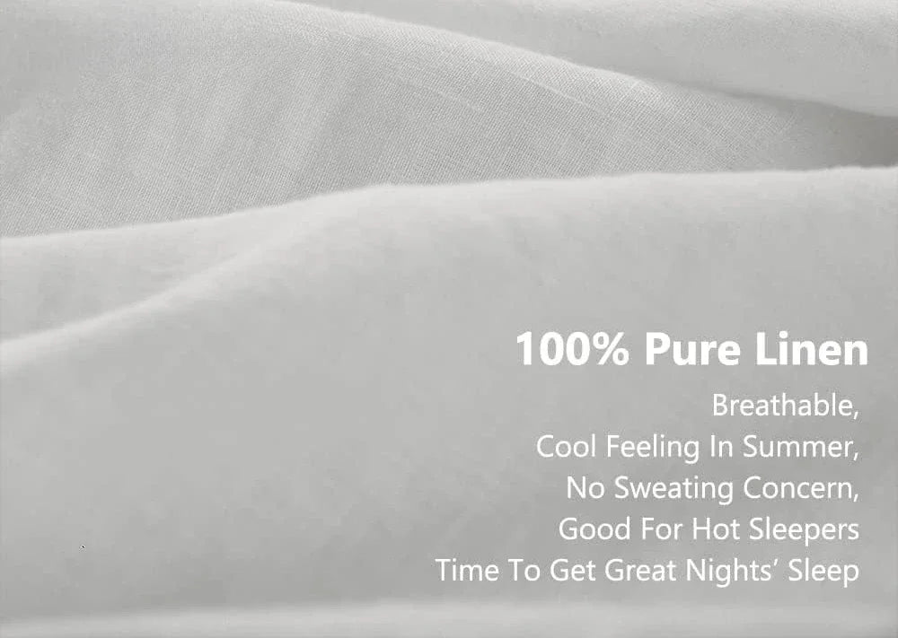 4-Piece Linen Sheet Set