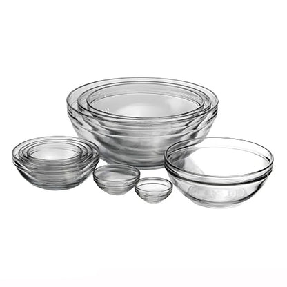 10 Piece Mixing Glass Bowls