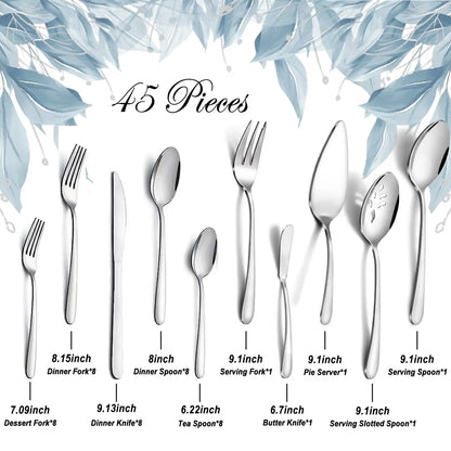 Stainless Steel Silverware Set